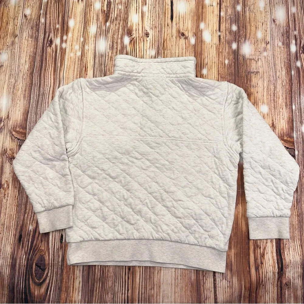 Patagonia  Organic Cotton Quilted Snap-T Pullover  Outdoor Girl’s Size Small